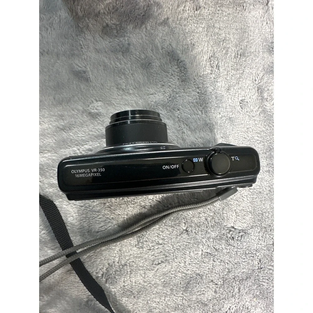 Olympus VR-350 Black 16MP Digital Camera 10x Optical Zoom Bundle with Box Case